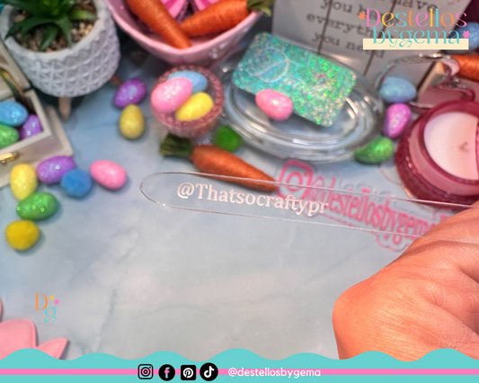 Custom Acrylic Cake Topper Sticks