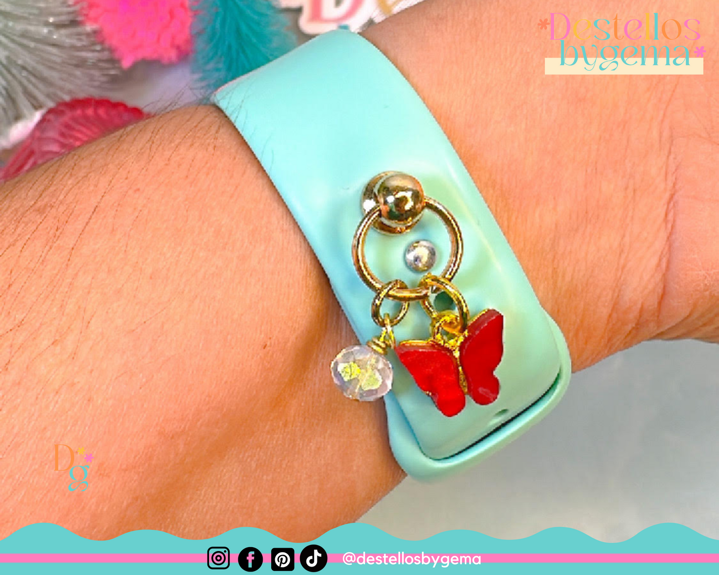 Butterfly Watch Charm