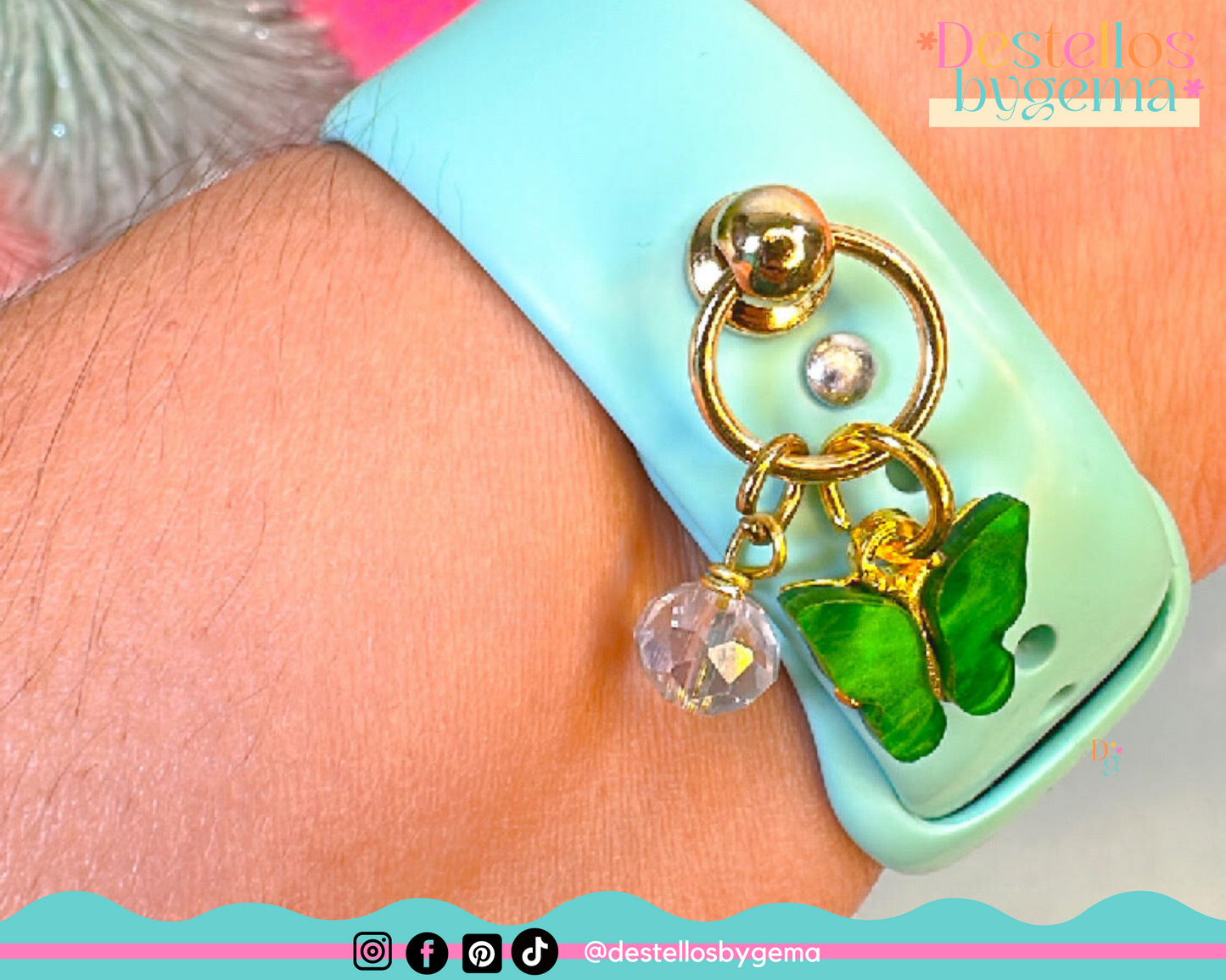 Butterfly Watch Charm