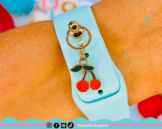 Elegant Fruit Charms for Watch Straps