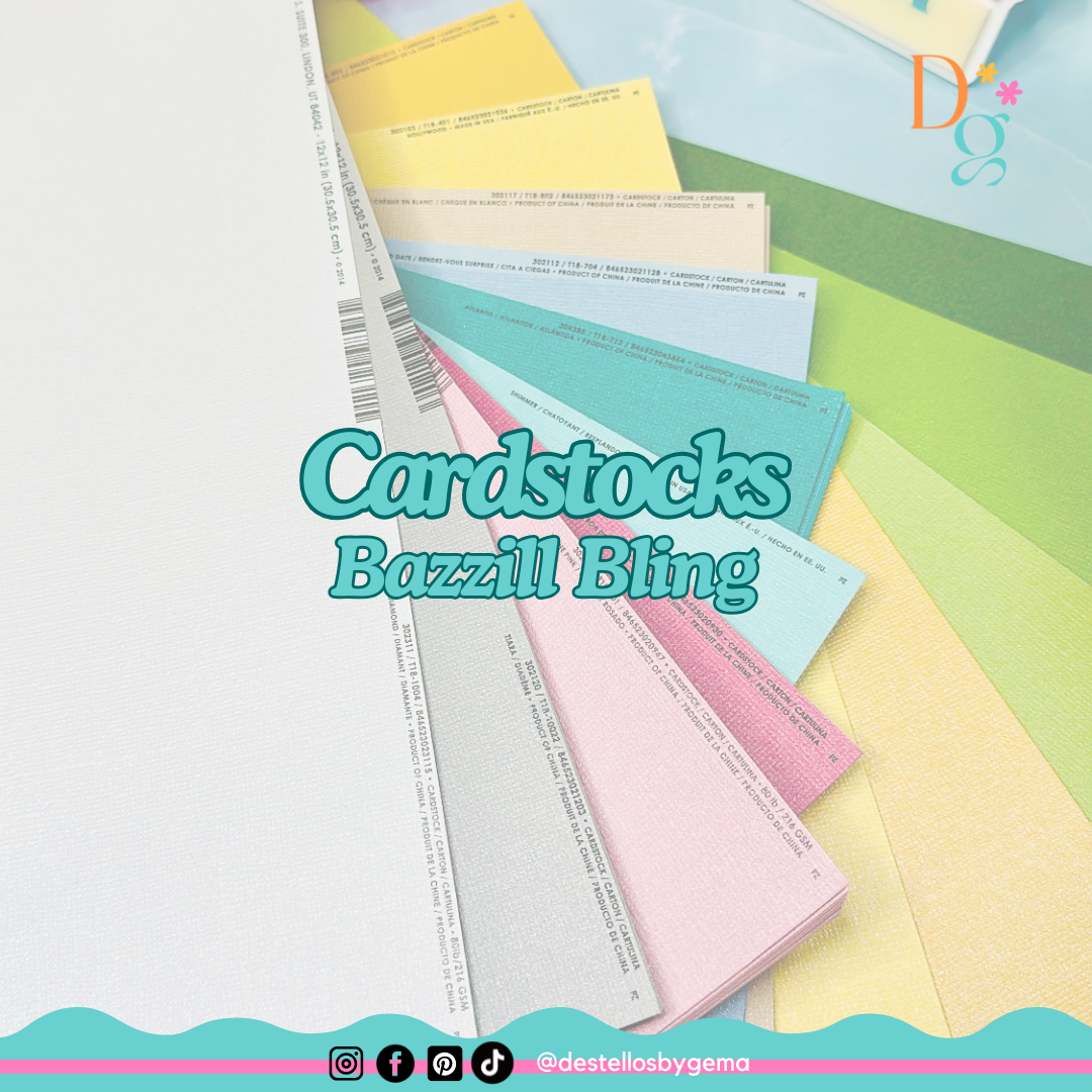 Cardstocks Bazzill Bling