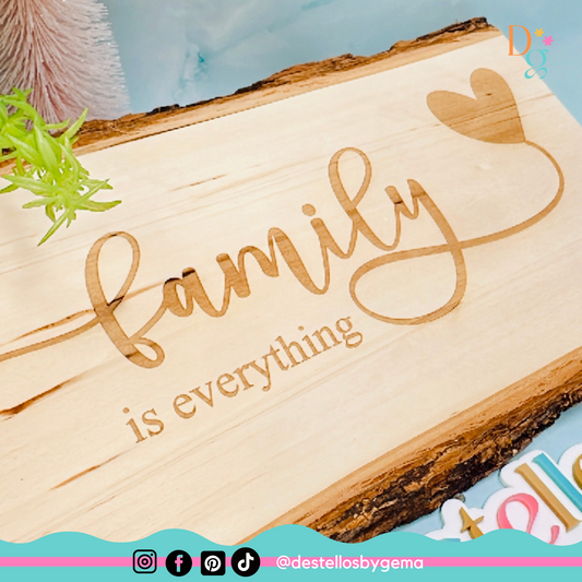 Personalized Basswood Signs – Home & Family Quotes