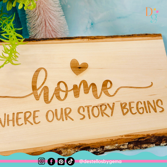 Personalized Basswood Signs – Home & Family Quotes
