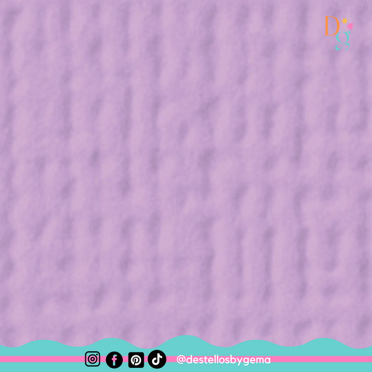 American Crafts 80lb Textured Cardstock 12"x12" – Lilac