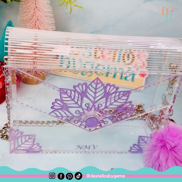 Acrylic Personalized Clutch Purse – Custom Handcrafted Purse