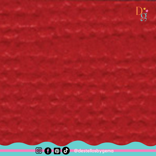 Bazzill Fourz Cardstock 12"X12" Red Devil