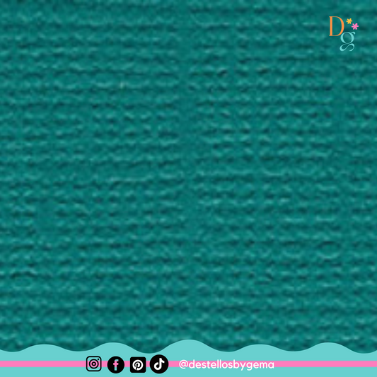 Bazzill Mono Cardstock 12"X12"-Blue Calypso