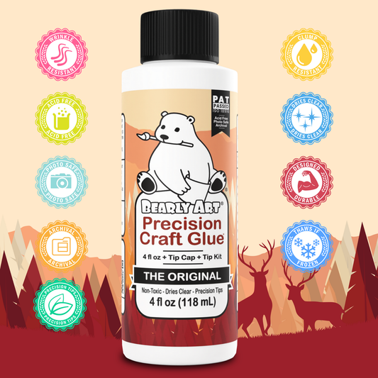 Bearly Art Precision Craft Glue - THE ORIGINAL