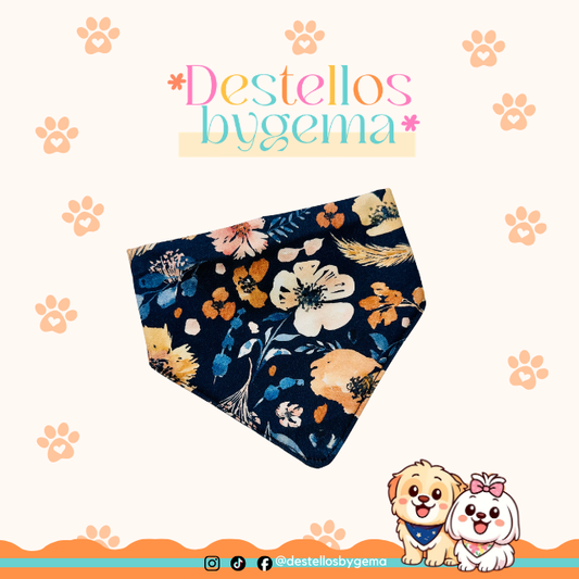 Midnight Bloom – X-Small Pawndana