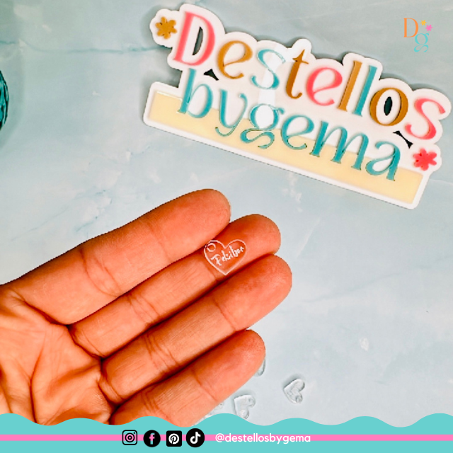 Custom .5” Acrylic Charms Personalized – Sets of 25 to 100