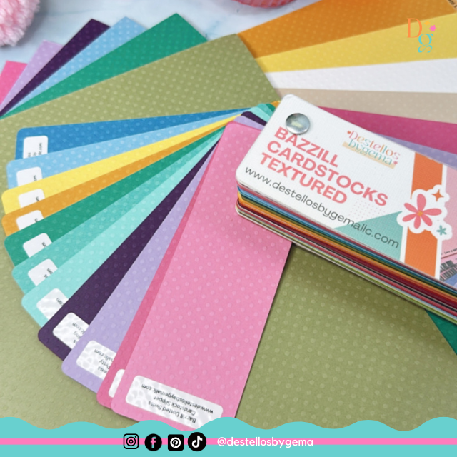 Swatch Book – 100 Bazzill Colors with Protective Cover