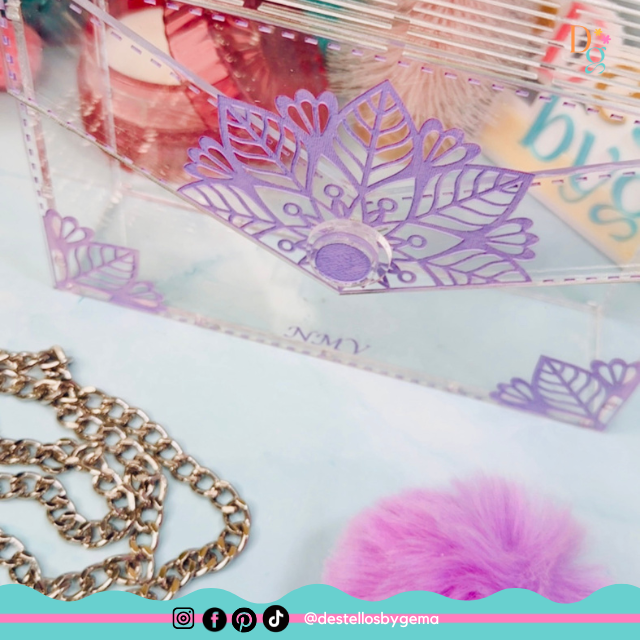 Acrylic Personalized Clutch Purse – Custom Handcrafted Purse