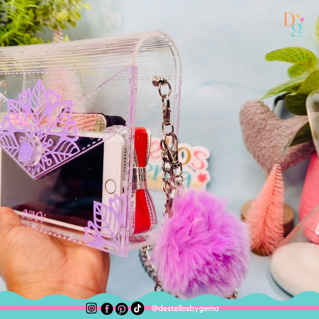 Acrylic Personalized Clutch Purse – Custom Handcrafted Purse