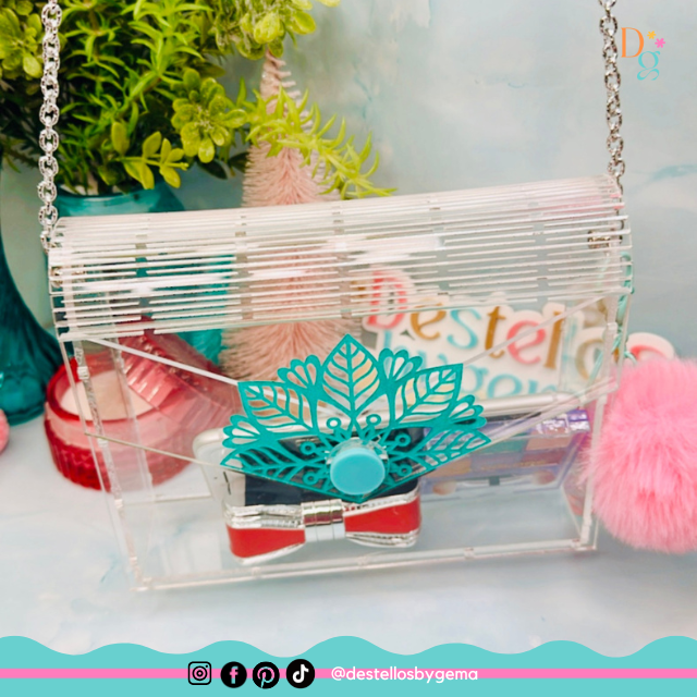 Acrylic Personalized Clutch Purse – Custom Handcrafted Purse